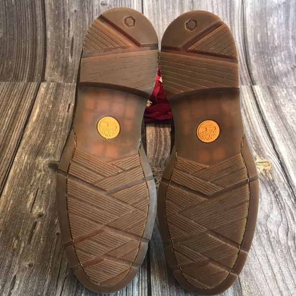 TIMBERLAND Graceyn Brown Leather Lace Up WP Lug Sole Boots 8M - Picture 5 of 15